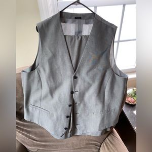 J. Ferrar brand men’s vest and matching trousers, worn once for a wedding.